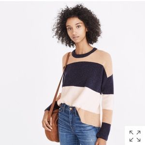 Madewell sycamore striped sweater